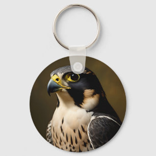 Porte-clés Portrait de Faucon Pèlerin