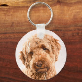 Porte-clés Portrait de Goldendoodle Studio (Recto)