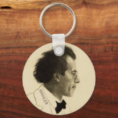 Porte-clés Portrait de Gustav Mahler (1902) (Recto)
