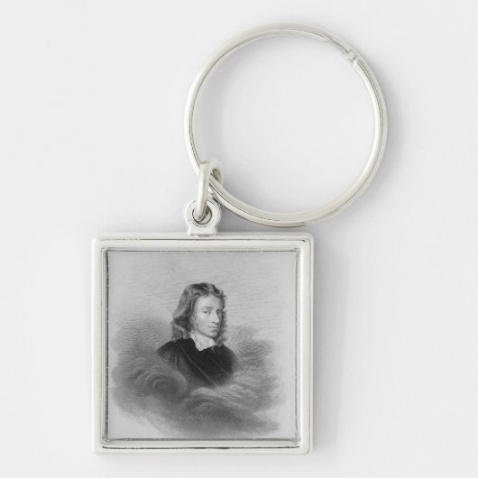 Porte-clés Portrait de John Milton (1608-74) gravé par (Devant)