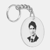 Porte-clés Portrait de Justin Trudeau (Devant gauche)