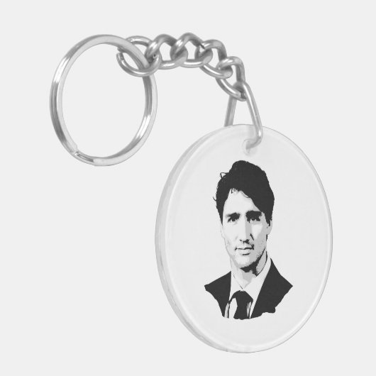 Porte-clés Portrait de Justin Trudeau (Devant gauche)