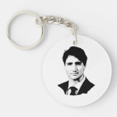 Porte-clés Portrait de Justin Trudeau (Devant)