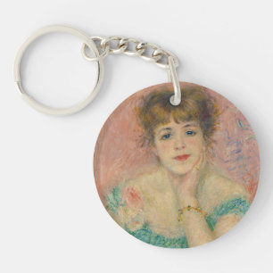 Porte-clés Portrait de l'actrice Jeanne Samary, Auguste Renoi