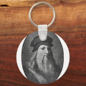 Porte-clés Portrait de Leonardo da vinci (Recto)