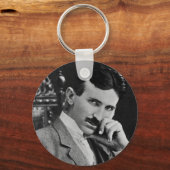 Porte-clés Portrait de Nikola Tesla (Recto)