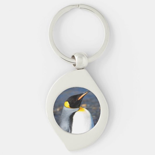 Porte-clés Portrait de pingouin (Devant)