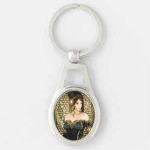 Porte-clés Portrait de Princesse de Conte de Fées Enchanté