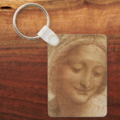 Porte-clés Portrait de Sainte Anne par Léonard de Vinci (Recto)