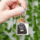Porte-clés Portrait de studio de cocker (main)