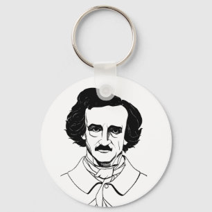 Porte-clés Portrait d'Edgar Allan Poe
