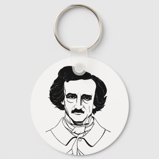 Porte-clés Portrait d'Edgar Allan Poe (Recto)