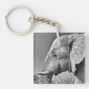 Porte-clés Portrait d'éléphant