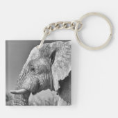 Porte-clés Portrait d'éléphant (Dos)