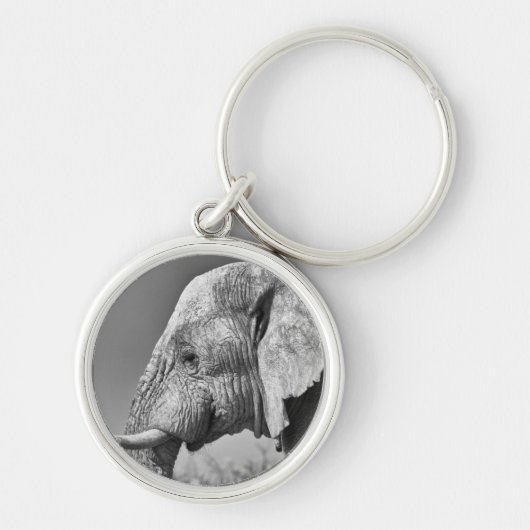 Porte-clés Portrait d'éléphant (Devant)