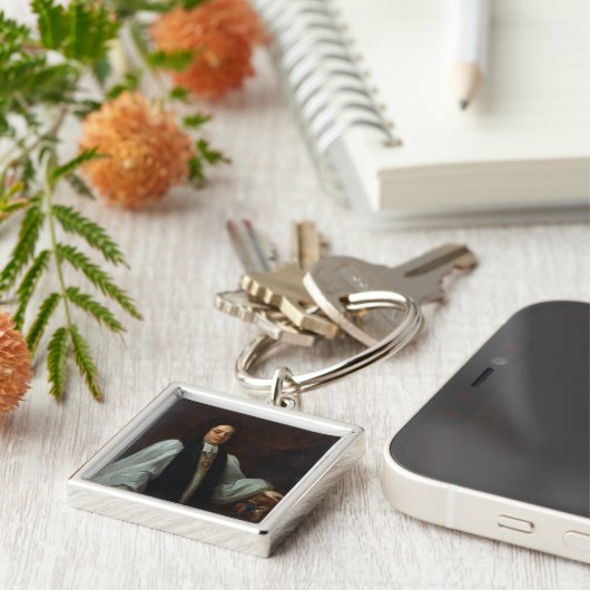 Porte-clés Portrait d'évêque John Robinson c.1711 (Côté)