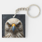 Porte-clés Portrait d'oiseaux feuillés (Dos)