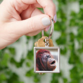 Porte-clés Portrait d'orang-outan (main)