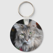 Porte-clés Portrait du chat Meow Meow (Verso)