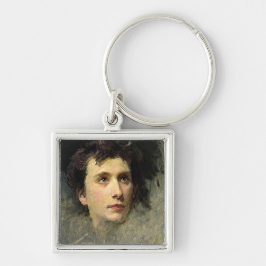 Porte-clés Portrait du compositeur Pyotr Ilyich (Devant)