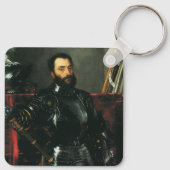 Porte-clés Portrait du duc d'Urbino par Titien (Dos)