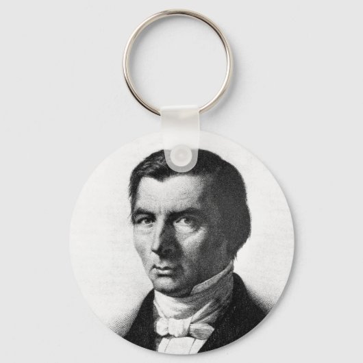 Porte-clés Portrait du libéral classique Frederic Bastiat (Recto)