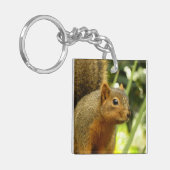 Porte-clés Portrait d'un écureuil Nature Animal Photographie (Devant gauche)