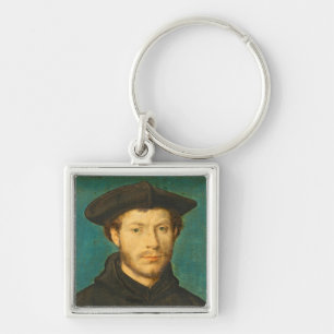 Porte-clés Portrait d'un homme, C. 1536 - 40 (huile sur la