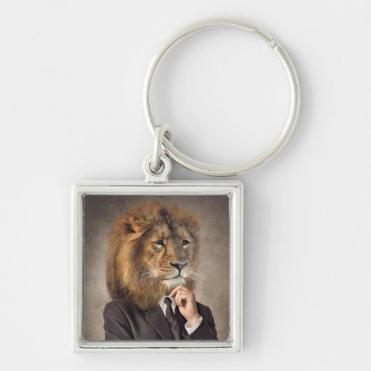 Porte-clés Portrait d'un lion (Devant)
