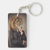 Porte-clés Portrait d'un lion (Dos)