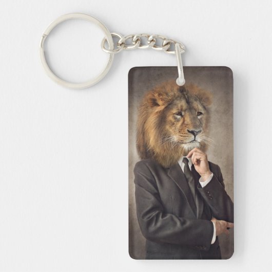 Porte-clés Portrait d'un lion (Devant)