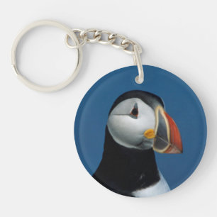 Porte-clés Portrait d'un Macareux Atlantique