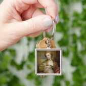 Porte-clés Portrait d'une femme comme St Agnès, (main)
