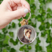 Porte-clés Portrait d'une jolie dame française (Main)