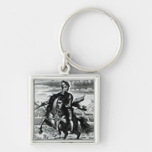 Porte-clés Portrait équestre d'Oliver Cromwell