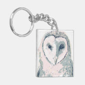 Porte-clés Portrait funky Owl (Devant gauche)