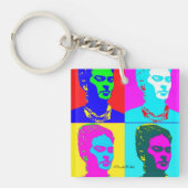 Porte-clés Portrait inspiré de Frida Kahlo (Devant)