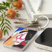 Porte-clés Portrait japonais oriental frais d'acteur de (Devant droit)