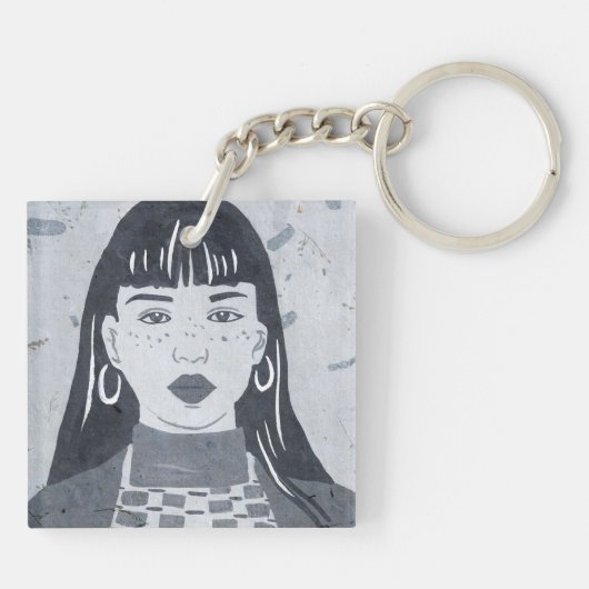 Porte-clés Portrait nocturne (Dos)