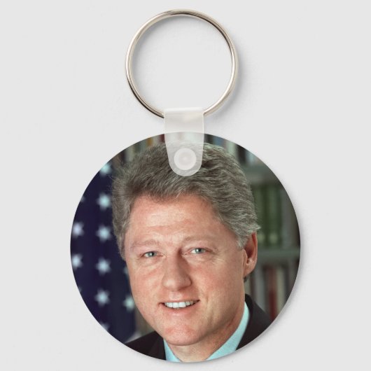 Porte-clés Portrait officiel du président Bill Clinton (Recto)