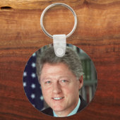 Porte-clés Portrait officiel du président Bill Clinton (Recto)