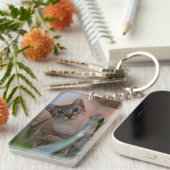 Porte-clés Portrait photo de chat (Devant droit)