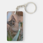 Porte-clés Portrait photo de chat (Dos)