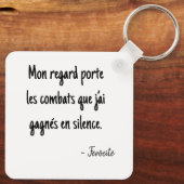 Porte-clés Portrait pixelisé puissant (Verso)