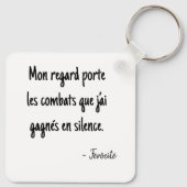 Porte-clés Portrait pixelisé puissant (Dos)