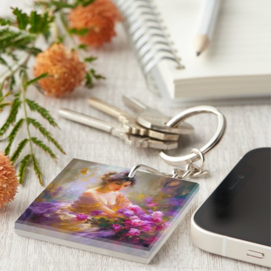 Porte-clés Portrait sensuel (Devant Droit)