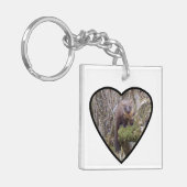 Porte-clés Portrait Unique de Créature de Forêt de Martre des (Devant gauche)