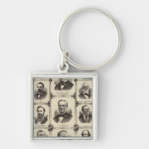 Porte-clés Portraits de citoyens des rapides de cèdres