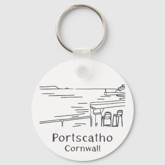 Porte-clés Portscatho Harbour Keyring (Recto)