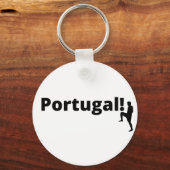 Porte-clés Portugal soccer, personnalisable (Recto)